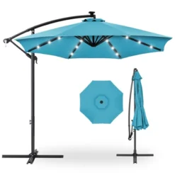 Best Choice Products 10ft Solar LED Offset Hanging Outdoor Market Patio Umbrella W/ Easy Tilt Adjustment 24 Best Choice Products 10ft Solar LED Offset Hanging Outdoor Market Patio Umbrella W/ Easy Tilt Adjustment -Best Choice Products GUEST 0515a931 cb84 4e49 8ca2 8d1e76458178