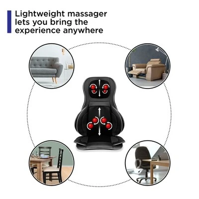 Best Choice Products Air Compression Shiatsu Neck & Back Massager Seat Chair Pad Massage Cushion, 2D/3D Kneading W/ Heat 7 Best Choice Products Air Compression Shiatsu Neck & Back Massager Seat Chair Pad Massage Cushion, 2D/3D Kneading W/ Heat - Image 5