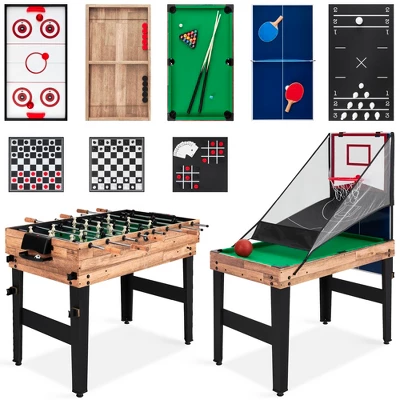 Best Choice Products 13-in-1 Combo Game Table Set W/ Ping Pong, Foosball, Basketball, Air Hockey, Archery 9 Best Choice Products 13-in-1 Combo Game Table Set W/ Ping Pong, Foosball, Basketball, Air Hockey, Archery - Image 7