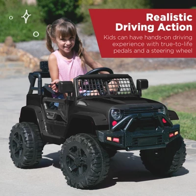 Best Choice Products 12V Kids Ride On Truck Car W/ Parent Remote Control, Spring Suspension, LED Lights 3 Best Choice Products 12V Kids Ride On Truck Car W/ Parent Remote Control, Spring Suspension, LED Lights