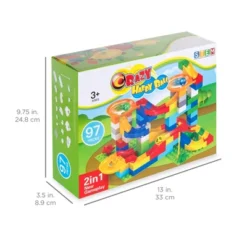 Best Choice Products 97-Piece Marble Maze Run Racetrack Puzzle Construction Game Set STEM Toy W/ 4 Balls -Best Choice Products GUEST 0cd9aae0 b766 4cb0 a103 82494f4f554c