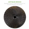 Best Choice Products 55lb Round Wicker Style Resin Patio Umbrella Base Stand W/ 1.75in Hole, Bronze Finish - Black -Best Choice Products GUEST 0fba3577 1e9b 476d 8033 c0d3ae7ce859