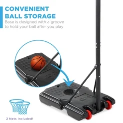 Best Choice Products Kids Height-Adjustable Basketball Hoop, Portable Backboard System W/ 2 Wheels -Best Choice Products GUEST 111a6c44 a648 48c0 8951 8529ec2511f2