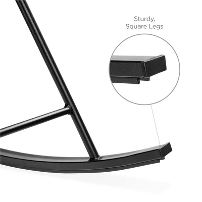 Best Choice Products 3-Piece All-Weather Patio Woven Rope Acapulco-Style Bistro Furniture Set W/ Rocking Chairs, Table 7 Best Choice Products 3-Piece All-Weather Patio Woven Rope Acapulco-Style Bistro Furniture Set W/ Rocking Chairs, Table - Image 5