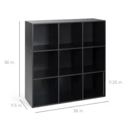 Best Choice Products 9-Cube Bookshelf, Display Storage Compartment Organizer W/ 3 Removable Back Panels -Best Choice Products GUEST 142fbae7 92d8 4afa 9d7f 4718e59ff144