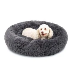 Best Choice Products 36in Dog Bed Self-Warming Plush Shag Fur Donut Calming Pet Bed Cuddler -Best Choice Products GUEST 1644ce2a 270e 4fa9 ac0d 21e480d9e8bd