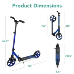 Best Choice Products Kids Height Adjustable Kick Scooter W/ Carrying Strap, Non-Slip Deck, Kickstand -Best Choice Products GUEST 17f23244 c67e 49dd a85d 05543285bbf2