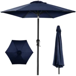 Best Choice Products 10ft Outdoor Steel Market Patio Umbrella W/ Crank, Tilt Push Button, 6 Ribs -Best Choice Products GUEST 1c9e1b0b a651 4ea5 830b 0bfb53f7cc55