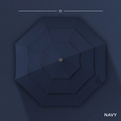 Best Choice Products 10ft 3-Tier Solar Patio Umbrella W/ 24 LED Lights, Tilt Adjustment, Easy Crank 7 Best Choice Products 10ft 3-Tier Solar Patio Umbrella W/ 24 LED Lights, Tilt Adjustment, Easy Crank - Image 5