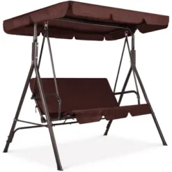 Best Choice Products 2-Person Outdoor Large Convertible Canopy Swing Glider Lounge Chair W/ Removable Cushions 22 Best Choice Products 2-Person Outdoor Large Convertible Canopy Swing Glider Lounge Chair W/ Removable Cushions -Best Choice Products GUEST 288bf6dd 42ba 417e 8410 42c3c911c6ba