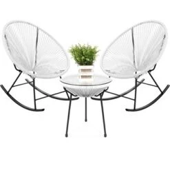 Best Choice Products 3-Piece All-Weather Patio Woven Rope Acapulco-Style Bistro Furniture Set W/ Rocking Chairs, Table 21 Best Choice Products 3-Piece All-Weather Patio Woven Rope Acapulco-Style Bistro Furniture Set W/ Rocking Chairs, Table -Best Choice Products GUEST 289fce14 7ccd 4211 8691 edcf14fdf88f