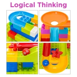 Best Choice Products 97-Piece Marble Maze Run Racetrack Puzzle Construction Game Set STEM Toy W/ 4 Balls -Best Choice Products GUEST 28f136e2 cfd7 4800 b96f 099a4222f375