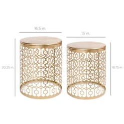 Best Choice Products Set Of 2 Decorative Nesting Round Patterned Accent Side Coffee End Table Nightstands 15 Best Choice Products Set Of 2 Decorative Nesting Round Patterned Accent Side Coffee End Table Nightstands -Best Choice Products GUEST 2c5a2645 dcf0 4011 aff0 2488dce6192f