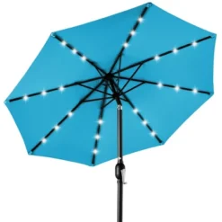 Best Choice Products 10ft Solar LED Lighted Patio Umbrella W/ Tilt Adjustment, UV-Resistant Fabric -Best Choice Products GUEST 318c760b 8364 4400 bf17 1a40e56a9995