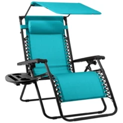 Best Choice Products Folding Zero Gravity Recliner Patio Lounge Chair W/ Canopy Shade, Headrest, Tray -Best Choice Products GUEST 328a29b0 70ef 45bb b718 1474b2573742
