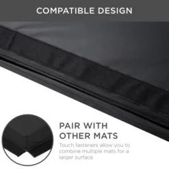 Best Choice Products 10ftx4ftx2in Folding Gymnastics Mat 4-Panel Exercise Workout Floor Mats W/ Handles -Best Choice Products GUEST 3398491b abda 4295 bcfe bac214a4cc4e
