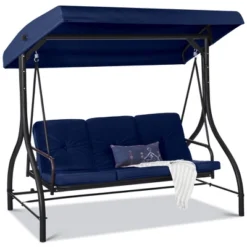 Best Choice Products 3-Seat Outdoor Converting Canopy Swing Glider Patio Hammock W/ Removable Cushions 22 Best Choice Products 3-Seat Outdoor Converting Canopy Swing Glider Patio Hammock W/ Removable Cushions -Best Choice Products GUEST 37d70e09 c7c4 45b7 8c3b 25c3655b61db