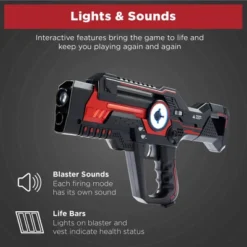 Best Choice Products Set Of 4 Laser Tag Blasters & Vests, Infrared Lazer Toy Set For Kids, Adults, Multiplayer Game -Best Choice Products GUEST 3d21d6f9 f01c 4dd3 b683 f4bb60b18401