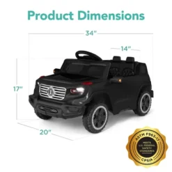 Best Choice Products 6V Kids Ride On Car Truck W/ Parent Control, 3 Speeds, LED Headlights, MP3 Player, Horn -Best Choice Products GUEST 40de33ad 5199 416e b3d7 37e79cf1cecd