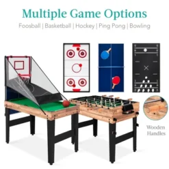 Best Choice Products 13-in-1 Combo Game Table Set W/ Ping Pong, Foosball, Basketball, Air Hockey, Archery 12 Best Choice Products 13-in-1 Combo Game Table Set W/ Ping Pong, Foosball, Basketball, Air Hockey, Archery -Best Choice Products GUEST 48e057f9 276f 4cfe b4e0 6177e97aeaa5