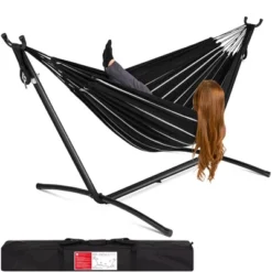 Best Choice Products 2-Person Brazilian-Style Cotton Double Hammock With Stand Set W/ Carrying Bag -Best Choice Products GUEST 492cc883 c89c 4709 96f5 9525b36285b6