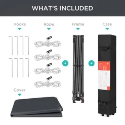 Best Choice Products 10x10ft Easy Setup Pop Up Canopy Instant Portable Tent W/ 1-Button Push, Carry Case -Best Choice Products GUEST 4cb495dc d4a5 44d0 ad56 13d564a8ae2f