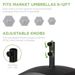 Best Choice Products Fillable Mobile Umbrella Base Heavy Duty Market Stand W/ 4 Wheels, 2 Locks, 123lb Capacity 14 Best Choice Products Fillable Mobile Umbrella Base Heavy Duty Market Stand W/ 4 Wheels, 2 Locks, 123lb Capacity -Best Choice Products GUEST 4e785589 a95b 4d04 9853 6e4ab6a4e595