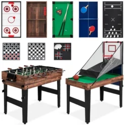 Best Choice Products 13-in-1 Combo Game Table Set W/ Ping Pong, Foosball, Basketball, Air Hockey, Archery 17 Best Choice Products 13-in-1 Combo Game Table Set W/ Ping Pong, Foosball, Basketball, Air Hockey, Archery -Best Choice Products GUEST 5217f030 7e74 4488 a20c c0aed2f480d1
