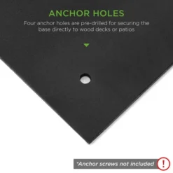 Best Choice Products 38.5lb Steel Umbrella Base, Square Patio Stand W/ Tightening Knob And Anchor Holes - Black 10 Best Choice Products 38.5lb Steel Umbrella Base, Square Patio Stand W/ Tightening Knob And Anchor Holes - Black -Best Choice Products GUEST 5418ae98 b03b 431c 9adb ee0e5091adbb