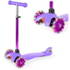 Best Choice Products Kids Mini Kick Scooter Toy W/ Light-Up Wheels And Height Adjustable T-Bar -Best Choice Products GUEST 5a262153 e95a 4ea6 ad59 08e5f65b2a13