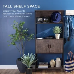 Best Choice Products Storage Bookshelf For Living Room, Walkway W/ Enclosed Cabinet, Elevated Design -Best Choice Products GUEST 5db979f9 61dc 4f8b 9677 94837c5ceb86