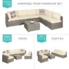 Best Choice Products 7-Piece Modular Outdoor Conversational Furniture Set, Wicker Sectional Sofas W/ Cover 1 Best Choice Products 7-Piece Modular Outdoor Conversational Furniture Set, Wicker Sectional Sofas W/ Cover -Best Choice Products GUEST 5e2b801d 4b90 4be1 9478 2876cc4ee75d