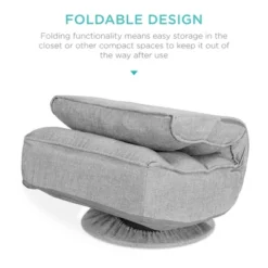 Best Choice Products Folding Floor Gaming Chair For Home, Office W/ 360-Degree Swivel, 4 Adjustable Positions 14 Best Choice Products Folding Floor Gaming Chair For Home, Office W/ 360-Degree Swivel, 4 Adjustable Positions -Best Choice Products GUEST 5f723b83 cbb2 42e2 bfd0 514342585f70