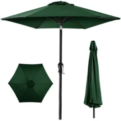 Best Choice Products 10ft Outdoor Steel Market Patio Umbrella W/ Crank, Tilt Push Button, 6 Ribs -Best Choice Products GUEST 625538f2 6cdd 4d13 8978 e82c3d15e0c2