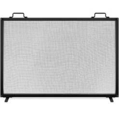 Best Choice Products 38x27in Single Panel Fireplace Screen Handcrafted Steel Mesh Spark Guard W/ Handles -Best Choice Products GUEST 65179ee3 467b 41cd a407 bbdd589e1207