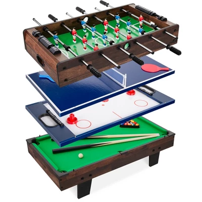 Best Choice Products 4-in-1 Multi Game Table, Childrens Arcade Set W/ Pool Billiards, Air Hockey, Foosball 10 Best Choice Products 4-in-1 Multi Game Table, Childrens Arcade Set W/ Pool Billiards, Air Hockey, Foosball - Image 8