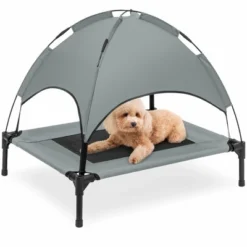 Best Choice Products 30in Elevated Cooling Dog Bed, Outdoor Raised Mesh Pet Cot W/ Removable Canopy, Carrying Bag -Best Choice Products GUEST 6dfaa75a 3ea0 4c9b b2d1 2408f1e71a05