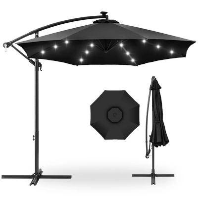 Best Choice Products 10ft Solar LED Offset Hanging Outdoor Market Patio Umbrella W/ Easy Tilt Adjustment 14 Best Choice Products 10ft Solar LED Offset Hanging Outdoor Market Patio Umbrella W/ Easy Tilt Adjustment - Image 12
