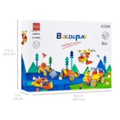 Best Choice Products Kids 147-Piece 5-in-1 Educational STEM Building Toy Kit W/ Car, Helicopter, Boat, Bulldozer, Truck -Best Choice Products GUEST 776b65dd 591e 40f6 b5bf 7b969836edf1