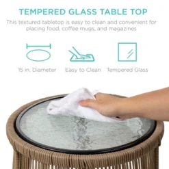 Best Choice Products Outdoor Woven Rope Sectional Patio Furniture, L-Shaped Conversation Set W/ Table -Best Choice Products GUEST 7a5f8e75 57f9 4c33 a4a4 50550233f94c