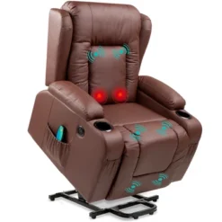 Best Choice Products Electric Power Lift Recliner Massage Chair Furniture W/ USB Port, Heat, Cupholders -Best Choice Products GUEST 7bb1c11a bdc1 482f 8cdd de65a8e8690e