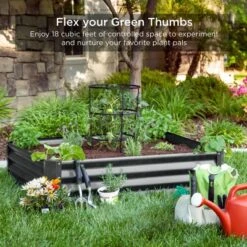 Best Choice Products 6x3x1ft Outdoor Metal Raised Garden Bed For Vegetables, Flowers, Herbs, Plants -Best Choice Products GUEST 7f7ca628 307f 4812 a89a 392ea49cade6