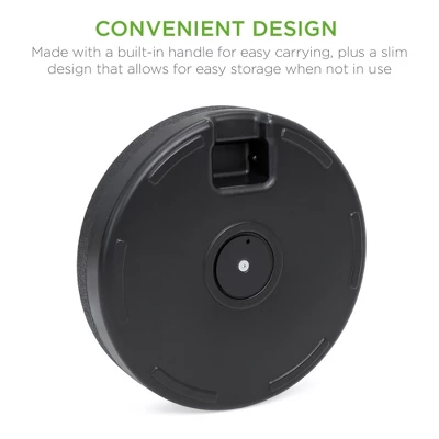 Best Choice Products Fillable Plastic Patio Umbrella Base Stand, Pole Holder W/ Adjustment Knob 6 Best Choice Products Fillable Plastic Patio Umbrella Base Stand, Pole Holder W/ Adjustment Knob - Image 4