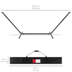 Best Choice Products 2-Person Brazilian-Style Cotton Double Hammock With Stand Set W/ Carrying Bag -Best Choice Products GUEST 8687ad74 aef4 4804 97fb dd111ca175ef