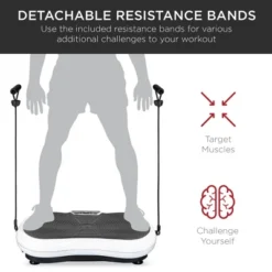 Best Choice Products Vibration Plate Exercise Machine Full Body Fitness Platform W/ Resistance Bands -Best Choice Products GUEST 87b72f16 465d 449e a5f5 b3d4fc96b193