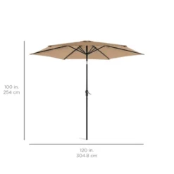 Best Choice Products 10ft Outdoor Steel Market Patio Umbrella W/ Crank, Tilt Push Button, 6 Ribs -Best Choice Products GUEST 8de38795 7b6b 4731 a9a2 7c3cfa22f523