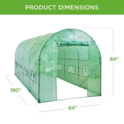 Best Choice Products 15x7x7ft Walk-In Greenhouse Tunnel, Garden Accessory Tent W/ 8 Roll-Up Windows, Zippered Door 11 Best Choice Products 15x7x7ft Walk-In Greenhouse Tunnel, Garden Accessory Tent W/ 8 Roll-Up Windows, Zippered Door -Best Choice Products GUEST 92e25254 069a 417a 837f aecea901354a