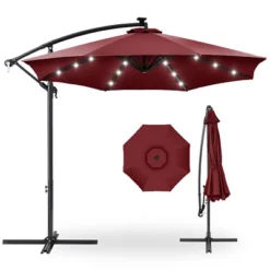 Best Choice Products 10ft Solar LED Offset Hanging Outdoor Market Patio Umbrella W/ Easy Tilt Adjustment 27 Best Choice Products 10ft Solar LED Offset Hanging Outdoor Market Patio Umbrella W/ Easy Tilt Adjustment -Best Choice Products GUEST 9bc521cf d99c 4554 978d ab789d7c69e8