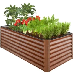 Best Choice Products 6x3x2ft Outdoor Metal Raised Garden Bed, Planter Box For Vegetables, Flowers, Herbs -Best Choice Products GUEST 9c4c93a7 9e9d 4b9b 8564 86ba4656c815