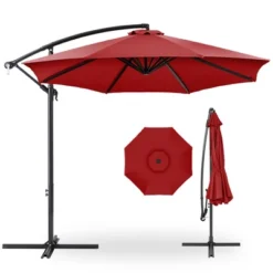 Best Choice Products 10ft Offset Hanging Outdoor Market Patio Umbrella W/ Easy Tilt Adjustment 27 Best Choice Products 10ft Offset Hanging Outdoor Market Patio Umbrella W/ Easy Tilt Adjustment -Best Choice Products GUEST 9d132af3 119c 4a5e 8032 23bf974a53c2